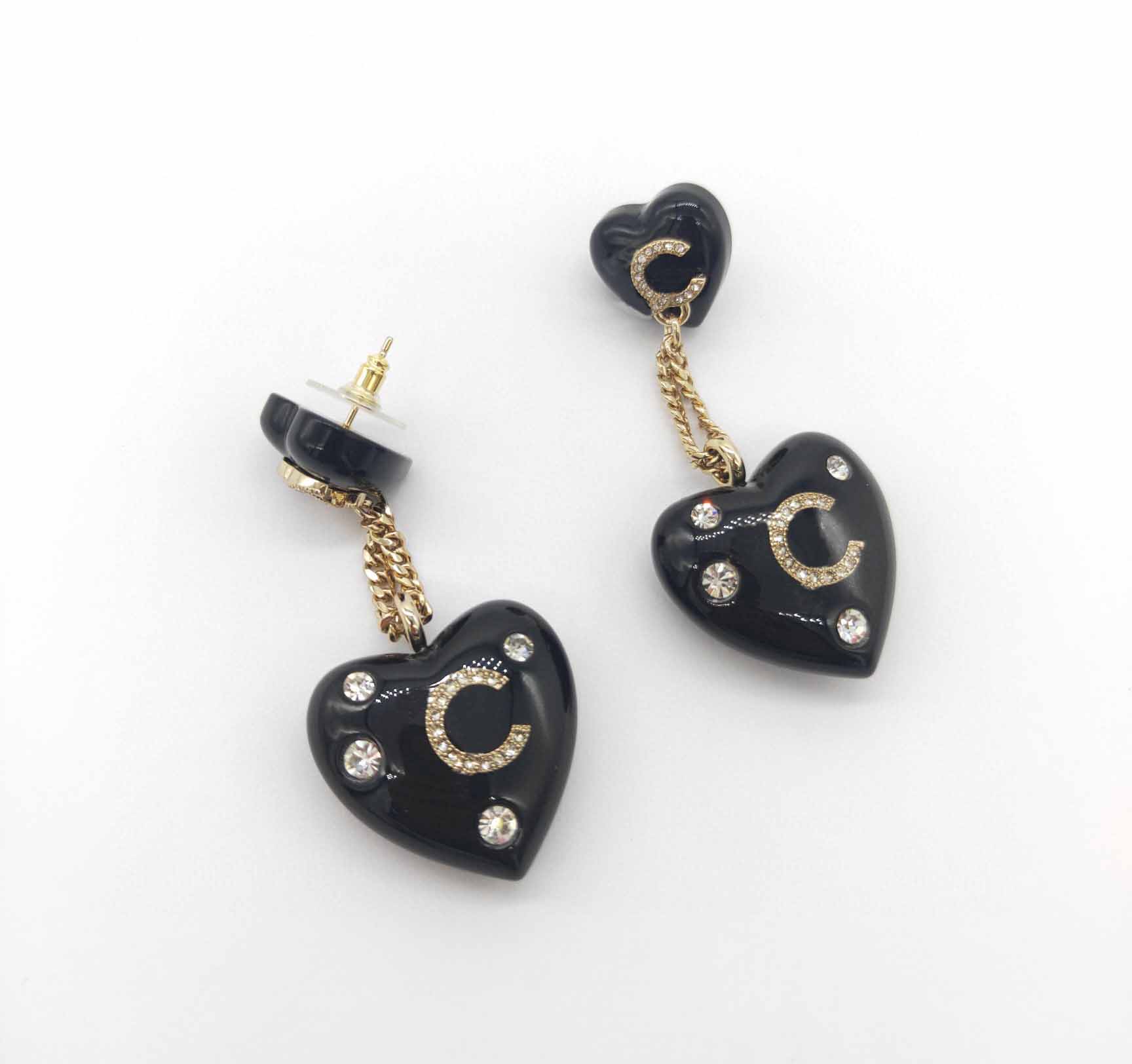 2022 Top quality Charm double heart and diamond drop earring in 18k gold plated have box stamp PS7130A
2022 Top quality Charm double heart and diamond drop earring in 18k gold plated have box stamp PS7130A