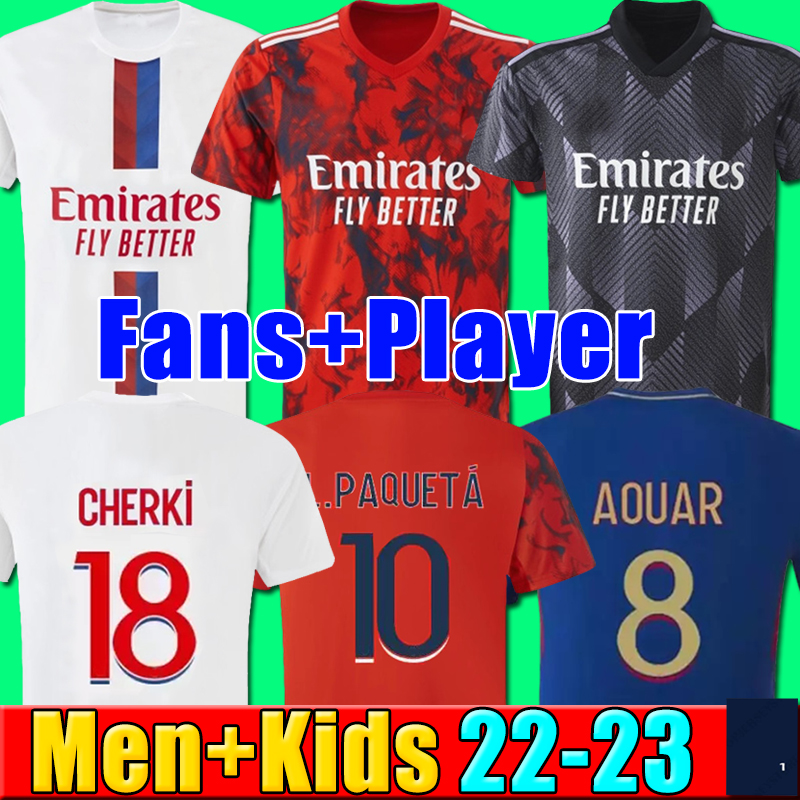 22 23 Fans player Maillot de foot 2022 2023 4th Soccer Jersey AOUAR NDOMBELE football shirts L PAQUETA TRAORE men kids kits equipment JUNINHO tops, P14 22 23 away kids
22 23 Fans player Maillot de foot 2022 2023 4th Soccer Jersey AOUAR NDOMBELE football shirts L PAQUETA TRAORE men kids kits equipment JUNINHO tops, P14 22 23 away kids