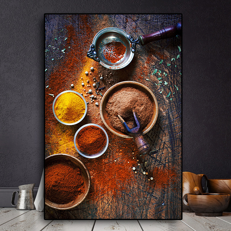 Canvas Painting Grains Spices Peppers Cooking Cuadros Scandinavian Posters and Prints Wall Art Food Picture for Kitchen Room
Canvas Painting Grains Spices Peppers Cooking Cuadros Scandinavian Posters and Prints Wall Art Food Picture for Kitchen Room