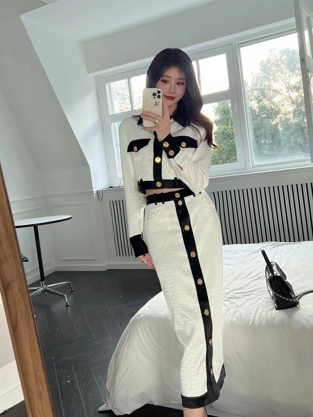 Balm brand Dress 2022 Women's Two Piece Sets new autumn winter logo high-quality fashion jacket skirt womens sexy suit designer casual spring women Two Dress, White
Balm brand Dress 2022 Women's Two Piece Sets new autumn winter logo high-quality fashion jacket skirt womens sexy suit designer casual spring women Two Dress, White
