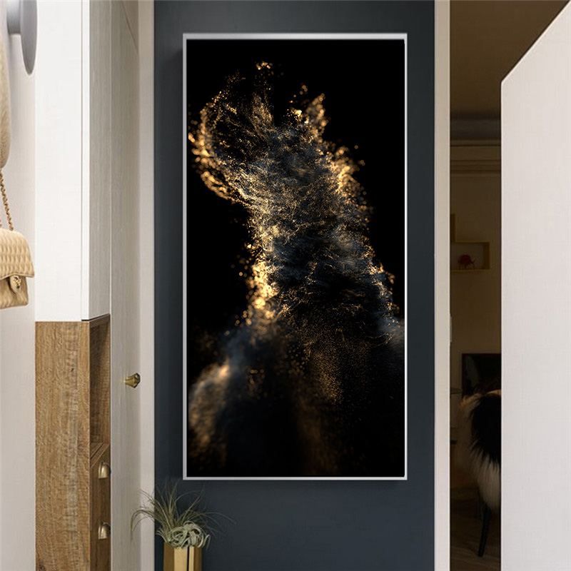 Canvas Painting Abstract Gold and Black Wall Art Picture for Living Room Scandinavian Modern Luxury Nordic Kids Room Cuadros
Canvas Painting Abstract Gold and Black Wall Art Picture for Living Room Scandinavian Modern Luxury Nordic Kids Room Cuadros