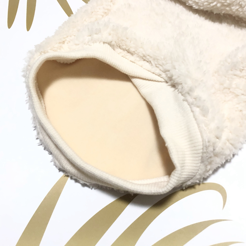 Winter Apparel Designer Dog Clothes Dogs Coat Turtleneck Fuzzy Doggie Sweater Puppy Clothing Doggy Knitted Outfits Pet Cold Weather Sweatshirts White 