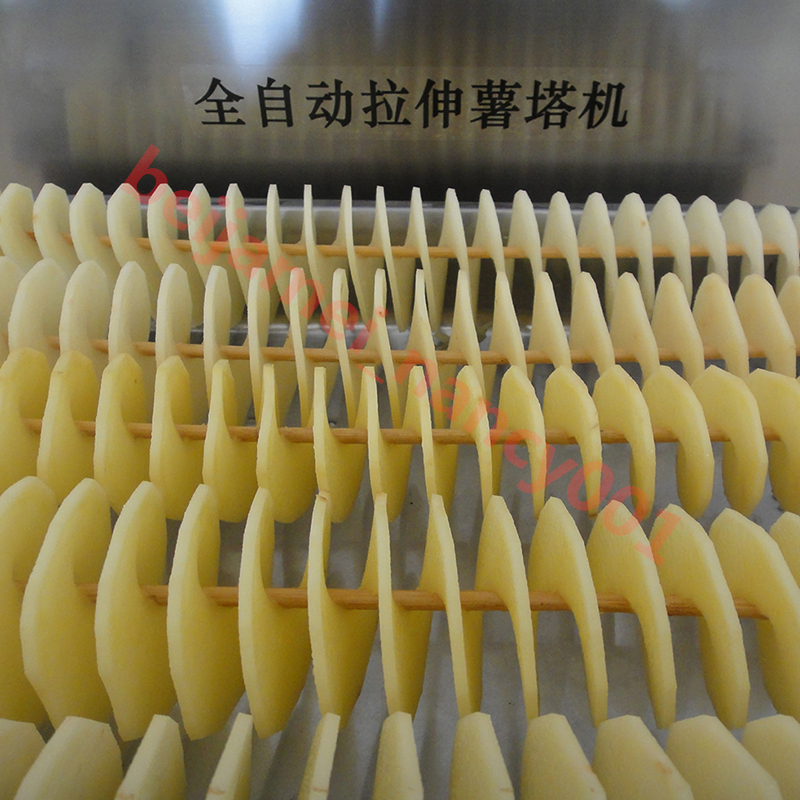 220V Automatic Stretch Stainless Steel Tornado Potato Machine Potato Slicer Chips Cutter Potato Spiral Cutting Machine