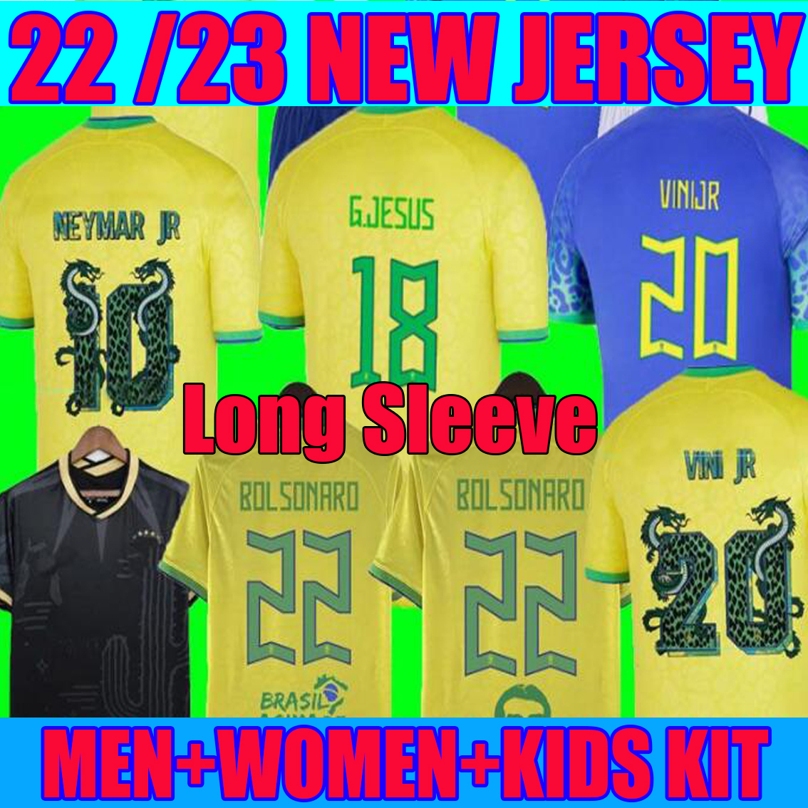 2022 2023 soccer jersey brasil Camiseta de futbol men kids COUTINHO G.JESUS women long sleeve football shirts MARQUINHOS VINI JR SILVA Casemiro RICHARLISON bRAZILS, Adult gk
2022 2023 soccer jersey brasil Camiseta de futbol men kids COUTINHO G.JESUS women long sleeve football shirts MARQUINHOS VINI JR SILVA Casemiro RICHARLISON bRAZILS, Adult gk