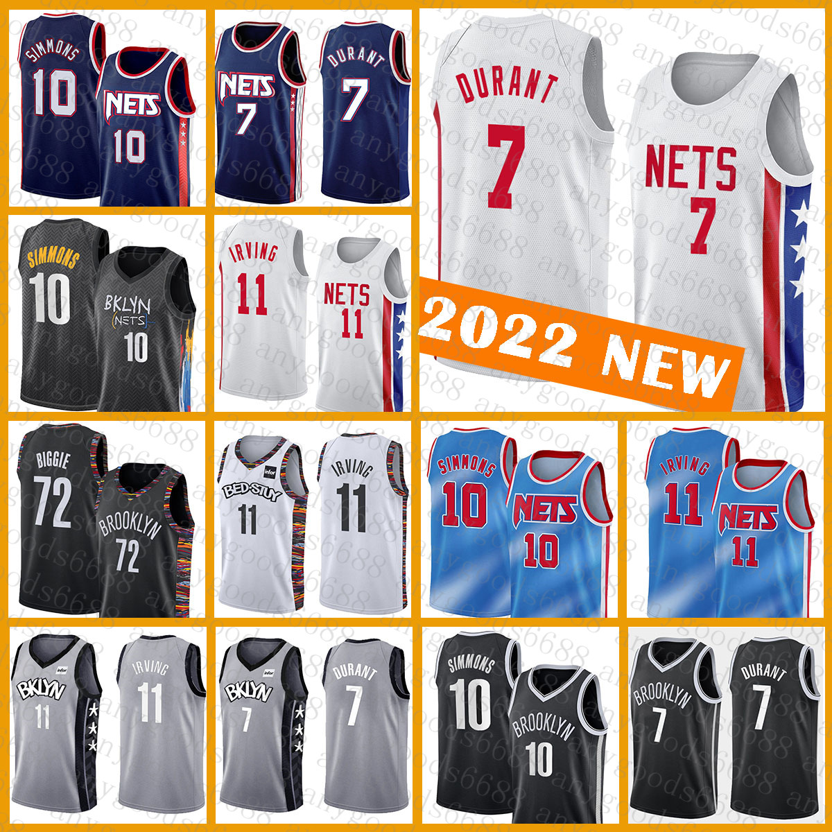 New Basketball Jersey 7 11 10 72 Brooklyns Net Kevin Durant Kyrie Irving Ben Simmons Biggie Purple
New Basketball Jersey 7 11 10 72 Brooklyns Net Kevin Durant Kyrie Irving Ben Simmons Biggie Purple