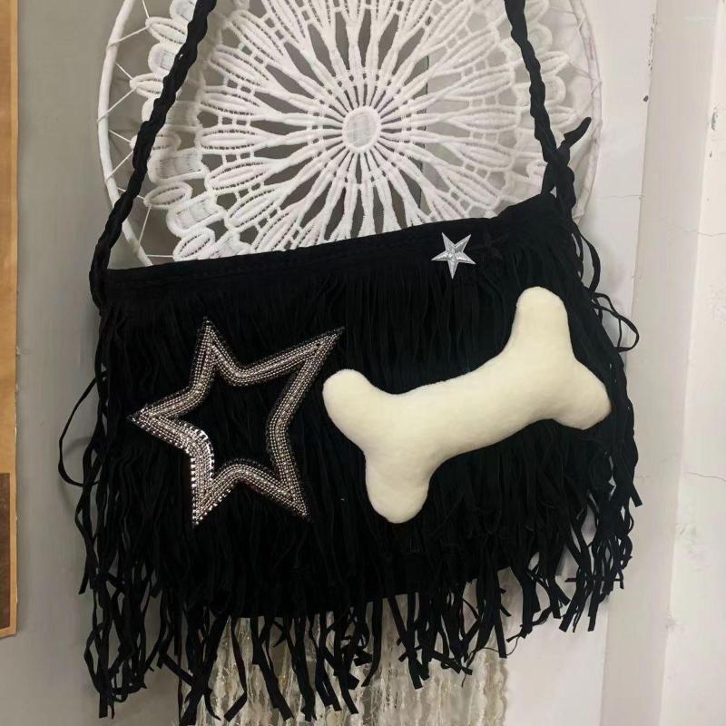 Duffel Bags Vintage Handbags Women Japanese Tassel Harajuku Y2k Accessories 90s Indie Aesthetic Korean Fashion Female, Black
Duffel Bags Vintage Handbags Women Japanese Tassel Harajuku Y2k Accessories 90s Indie Aesthetic Korean Fashion Female, Black