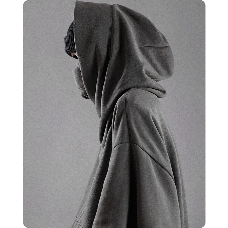 Men's Hoodies Sweatshirts Autumn winter High collar hoodie loose comfortable Men's clothes Harajuku Hiphop streetwear Fleece hooded oversize
