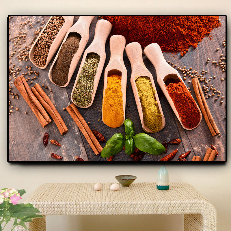 Grains Spices Spoon Plant Kitchen Canvas Painting Cuadros Scandinavian Posters and Prints Wall Art Food Picture Living Room
Grains Spices Spoon Plant Kitchen Canvas Painting Cuadros Scandinavian Posters and Prints Wall Art Food Picture Living Room