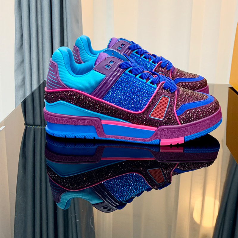 Luxury Designer Women Mens Casual Shoes Fashion Colorful Crystal Woman Flats Loafers Runway Outfit Platform Wedges Lace Up Trainers Sneakers tenis masculino 2023, As show
Luxury Designer Women Mens Casual Shoes Fashion Colorful Crystal Woman Flats Loafers Runway Outfit Platform Wedges Lace Up Trainers Sneakers tenis masculino 2023, As show