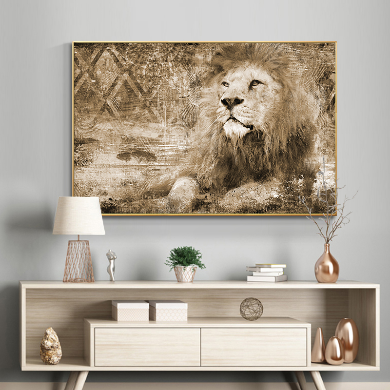 Canvas Painting Afrian Lion Wild Animals Oil Painting on Canvas Art Scandinavian Posters and Prints Cuadros Wall Art Pictures For Living Room
Canvas Painting Afrian Lion Wild Animals Oil Painting on Canvas Art Scandinavian Posters and Prints Cuadros Wall Art Pictures For Living Room