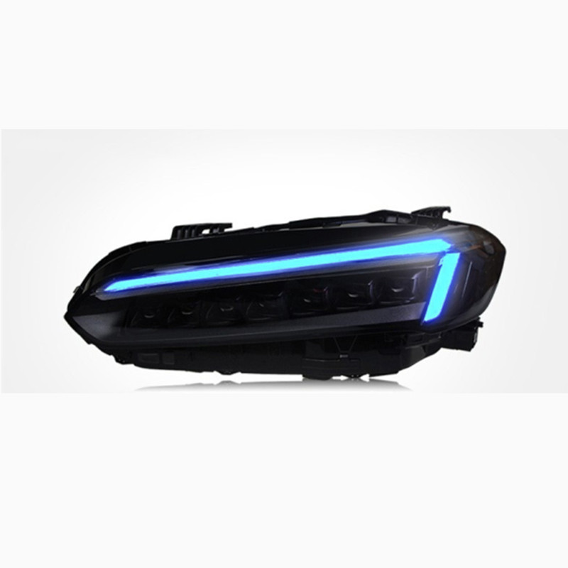 Car Tuning Headlights For Honda Civic X G11 2022 All LED Headlight DRL Turn Signal Lights High Beam Daytime Light