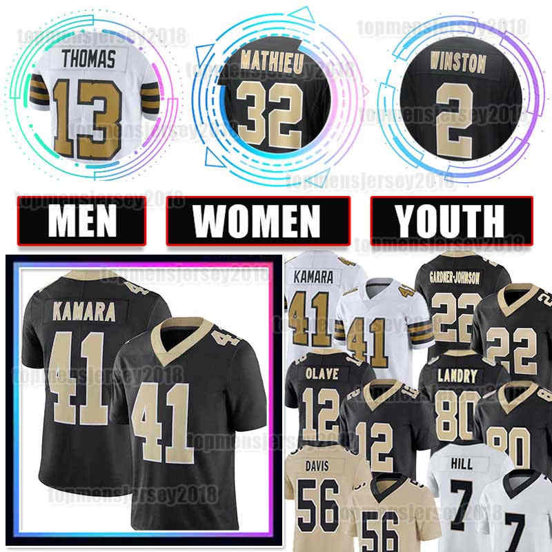 Alvin Kamara Football Jersey Tyrann Mathieu Chris Olave Jarvis Landry Demario Davis Michael Thomas Chauncey Gardner-Johnson Jameis Winston Hill Marshon Lattimore, Men {s-xxxl} shengtu
Alvin Kamara Football Jersey Tyrann Mathieu Chris Olave Jarvis Landry Demario Davis Michael Thomas Chauncey Gardner-Johnson Jameis Winston Hill Marshon Lattimore, Men {s-xxxl} shengtu