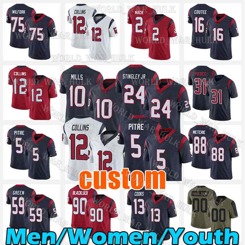 Davis Mills Football Jersey Derek Stingley Jr Jalen Pitre Kenyon Green John Metchie Christian Harris Brandin Cooks Texans Nico Collins Ross Blacklock Marlon Mack, Men custom (d z r)
Davis Mills Football Jersey Derek Stingley Jr Jalen Pitre Kenyon Green John Metchie Christian Harris Brandin Cooks Texans Nico Collins Ross Blacklock Marlon Mack, Men custom (d z r)