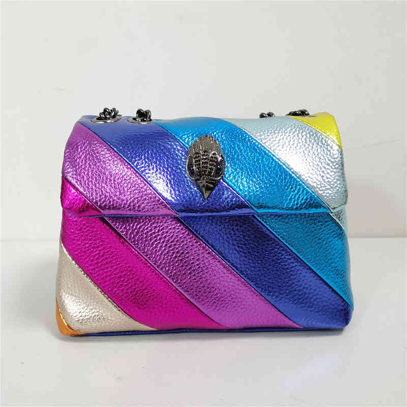 Eagle Head Shoulder Bags messenger Bags Women's Splicing handBag Metal totes Single Shoulder Bag Rainbow Handbag 220830, Blue
Eagle Head Shoulder Bags messenger Bags Women's Splicing handBag Metal totes Single Shoulder Bag Rainbow Handbag 220830, Blue