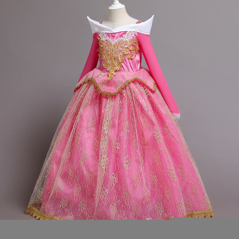 Girl's Dresses Children Carnival Costumes for 4 6 8 10 Years Girls Princess Disguise Girl Princess Dress Up Party Dress Kid Halloween Dress 22090