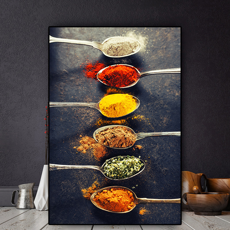 Canvas Painting Grains Spices Peppers Spoon Scandinavian Posters and Prints Kitchen Wall Decor Wall Art Food Picture Living Room
Canvas Painting Grains Spices Peppers Spoon Scandinavian Posters and Prints Kitchen Wall Decor Wall Art Food Picture Living Room
