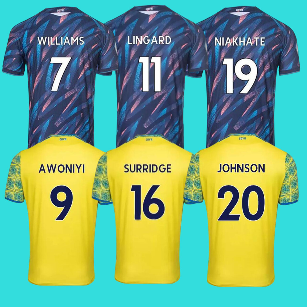 22 23 Nottingham LINGARD Forest Third Soccer Jerseys Johnson SURRIDGE GRABBAN Awoniyi
22 23 Nottingham LINGARD Forest Third Soccer Jerseys Johnson SURRIDGE GRABBAN Awoniyi