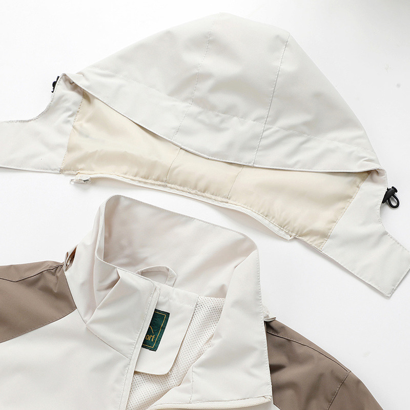 Men's Jackets Waterproof With Hood Outdoor Lightweight Soft Shell Thin Breathe Hiking Trekking Camping Clothes 220905