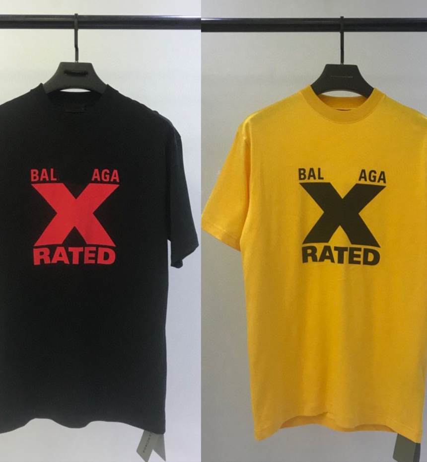 2022 Designer T Shirt Balanciagas X Letter Printed Brand Men Women Tshirts Front Letters Woman T Shirt Size 4xl casual large half sleeve T-shirt, No sale
2022 Designer T Shirt Balanciagas X Letter Printed Brand Men Women Tshirts Front Letters Woman T Shirt Size 4xl casual large half sleeve T-shirt, No sale