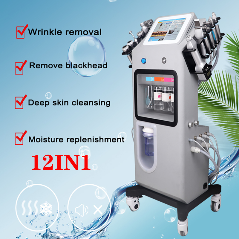 12in1 Microdermabrasion anti-wrinkle skin tightening machine facial RF lifting function beauty equipment