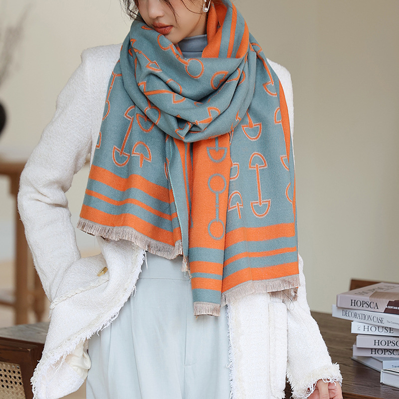 Designer Silk Scarf Air Conditioning Shawl Outer Winter Warm Scarves Women Korean Double Sided Imitation Cashmere Scarf
Designer Silk Scarf Air Conditioning Shawl Outer Winter Warm Scarves Women Korean Double Sided Imitation Cashmere Scarf