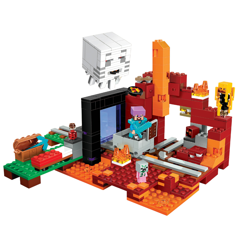 My World Building Kit DIY Blocks Model Mini Figures Set Kids Block Toys The Nether Portal 81057
My World Building Kit DIY Blocks Model Mini Figures Set Kids Block Toys The Nether Portal 81057