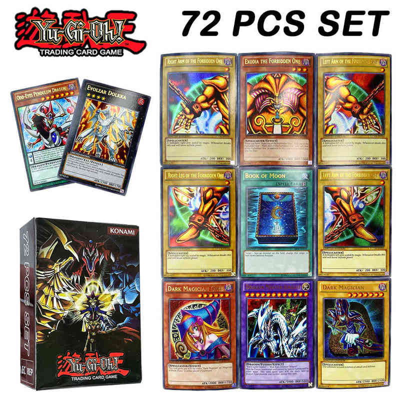 Card Games 72Pcs Yugioh Card Holographic Letter in English Dark Magician Girl Blue Eyes Collection YU GI OH XYZ Monster Trading Card Game T220905
Card Games 72Pcs Yugioh Card Holographic Letter in English Dark Magician Girl Blue Eyes Collection YU GI OH XYZ Monster Trading Card Game T220905