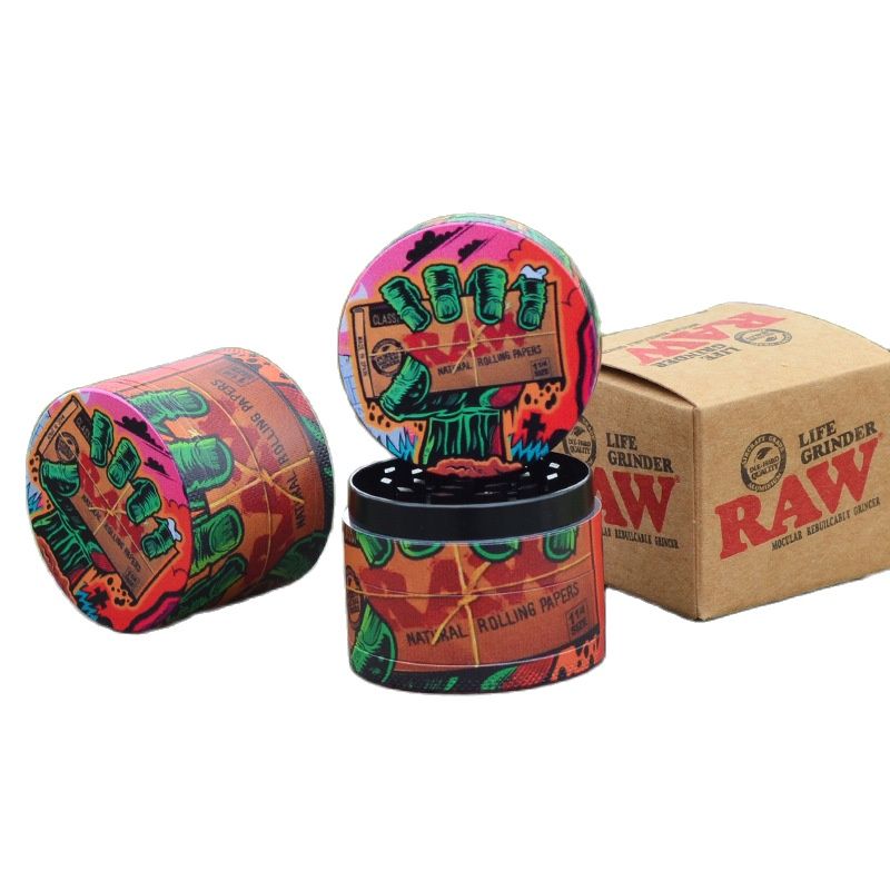 Smoking Raw Zinc Alloy Grinder 50mm Tobacco Grinders 4 Layers Herbs Crusher Smoke Accessroy Dry Herb Colorful Grinders Factory price
Smoking Raw Zinc Alloy Grinder 50mm Tobacco Grinders 4 Layers Herbs Crusher Smoke Accessroy Dry Herb Colorful Grinders Factory price
