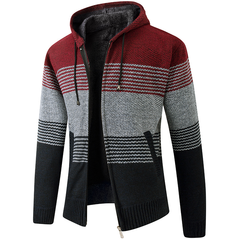 Men's Sweaters Men's Sweaters Autumn Winter Warm Zipper Cardigan Sweaters Man Casual Knitwear Sweatercoat male clothe 220906