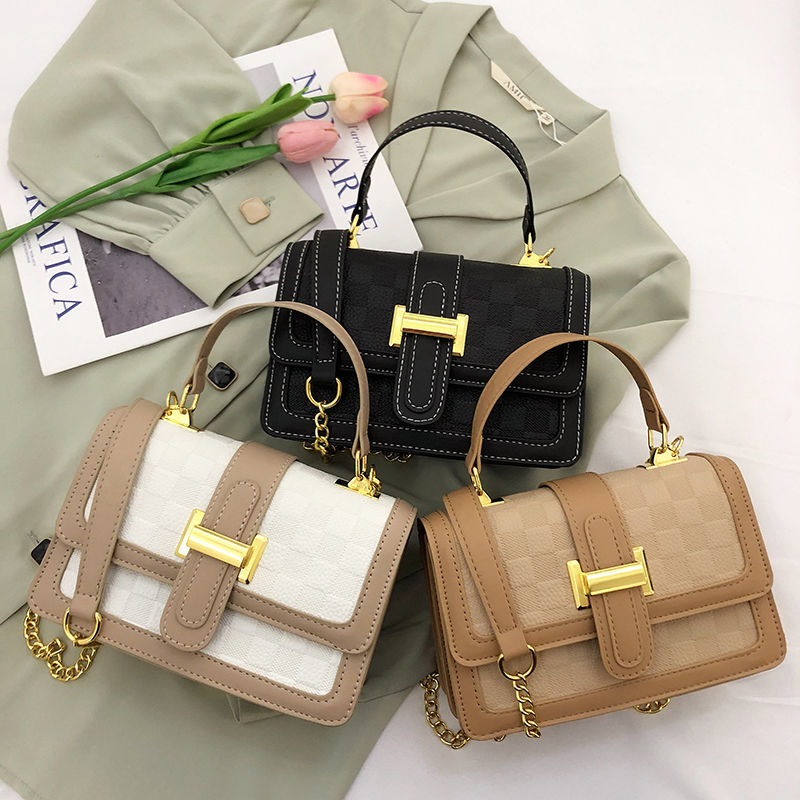 French niche designer bags one shoulder hold ladies 2022 new high quality diagonal cross small square bag, Khaki
French niche designer bags one shoulder hold ladies 2022 new high quality diagonal cross small square bag, Khaki