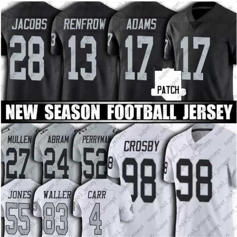 Custom Las Vegas''Raiders''17 Davante Adams Jersey Derek Carr Maxx Crosby Hunter Renfrow Josh Jacobs Darren Waller hot Football Jerseys 4xl black sew, As photo
Custom Las Vegas''Raiders''17 Davante Adams Jersey Derek Carr Maxx Crosby Hunter Renfrow Josh Jacobs Darren Waller hot Football Jerseys 4xl black sew, As photo