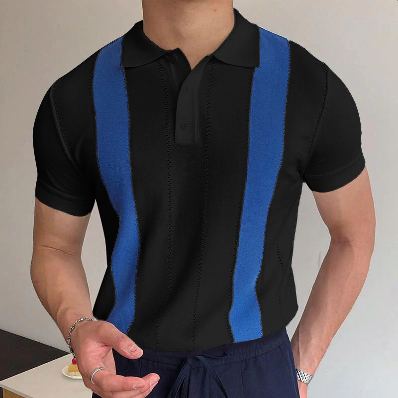 Men's Polos Summer Mens Polo Shirt Short Sleeve Polo Business T Shirt 65% Cotton High Quality Men's Polo Shirt Streetwear Casual Knit 220906