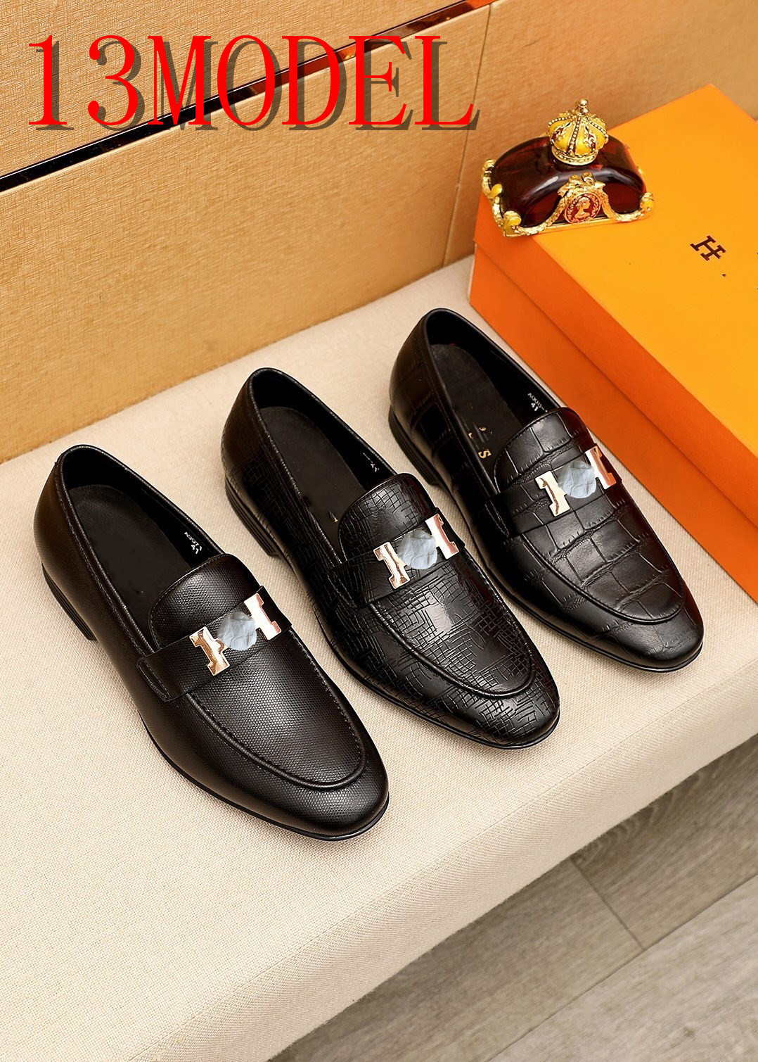 13MODEL Loafers Men Shoes Leather From Italy Designer Luxury Dress Shoes for Men's Office 2022 Coiffeur Crocodile Shoe Mens Zapatos De Hombre Chaussure, #06
13MODEL Loafers Men Shoes Leather From Italy Designer Luxury Dress Shoes for Men's Office 2022 Coiffeur Crocodile Shoe Mens Zapatos De Hombre Chaussure, #06