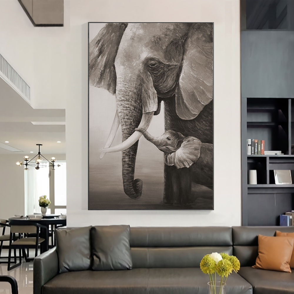 Painting Abstract Two Elephants HD Prints And Posters On Canvas Modern Wall Art Picture For Livinng Room Home Decoration
Painting Abstract Two Elephants HD Prints And Posters On Canvas Modern Wall Art Picture For Livinng Room Home Decoration