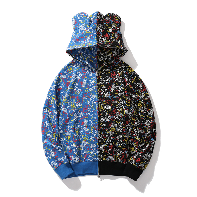 High quality Mens designer Hoodies shark tiger full zip hoodie jacket men women stylist color grid Harajuku sweatshirt Fashion co-branding Reflective hoodys 2-17, 1 button
High quality Mens designer Hoodies shark tiger full zip hoodie jacket men women stylist color grid Harajuku sweatshirt Fashion co-branding Reflective hoodys 2-17, 1 button