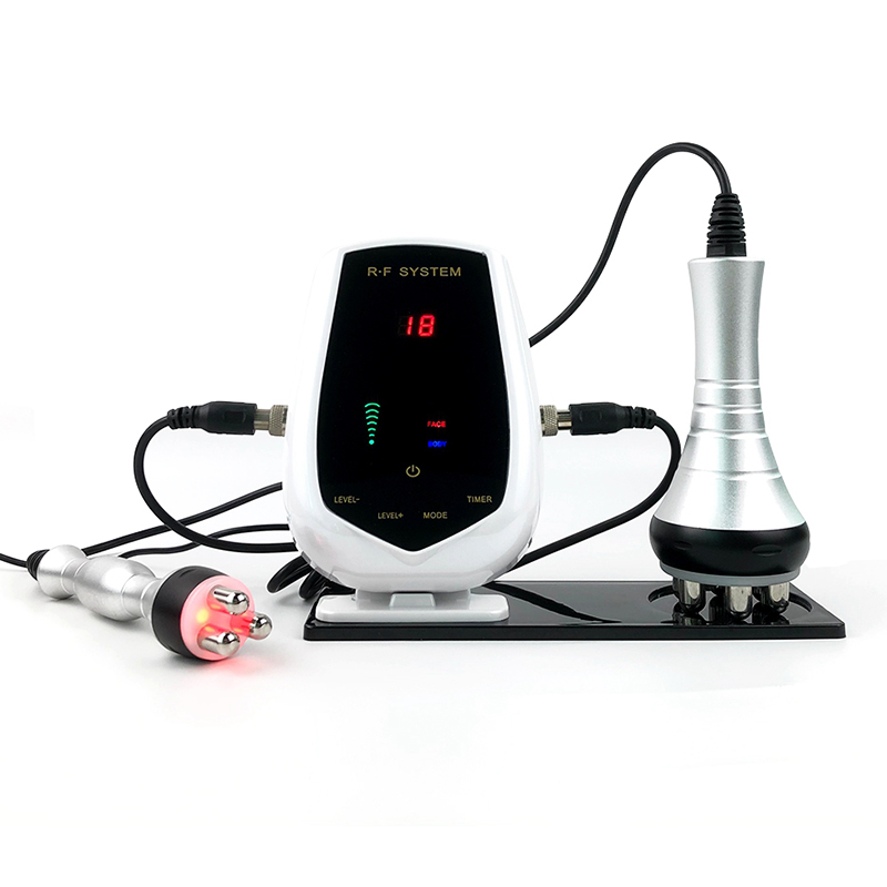 2 in 1 RF Radio Frequency Beauty Slimming Machine Eye Skin Care Tool Facial Rejuvenation Body Tightening Lifting Face Massager Anti Aging Wrinkle Remo