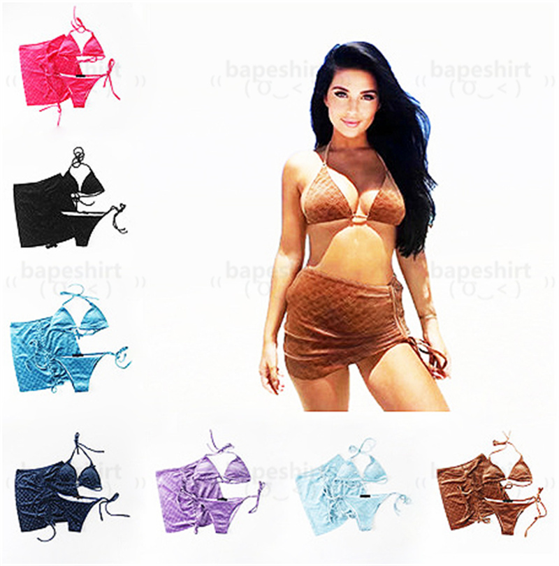 Fashion Three-piece Set Bikini Hipster Padded Women' Push Up Swimsuits Outdoor Beach Tourism Vacation Must Bandage Wear
Fashion Three-piece Set Bikini Hipster Padded Women' Push Up Swimsuits Outdoor Beach Tourism Vacation Must Bandage Wear