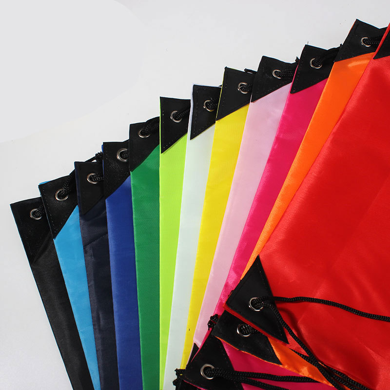 Blank Drawstring Backpack Cinch Bags Kids Nylon Draw String Bags Pack for DIY Sublimation Blanks