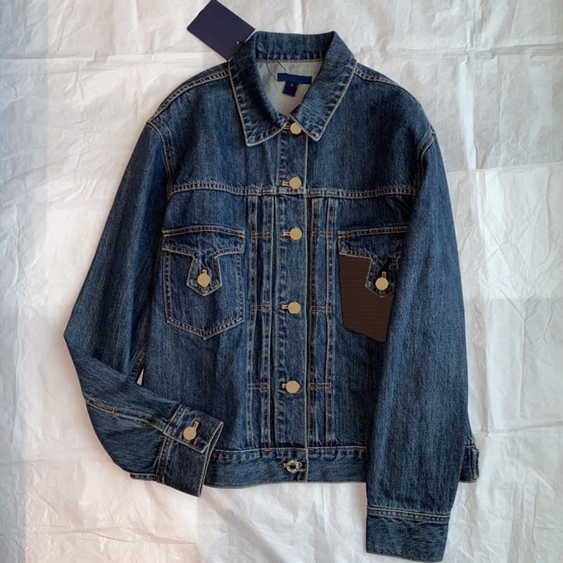 Luxury Womens Denim Coat Designer Long Sleeve Denim Jacket INS Fashion Street Style Jackets, Blue with label#@
Luxury Womens Denim Coat Designer Long Sleeve Denim Jacket INS Fashion Street Style Jackets, Blue with label#@