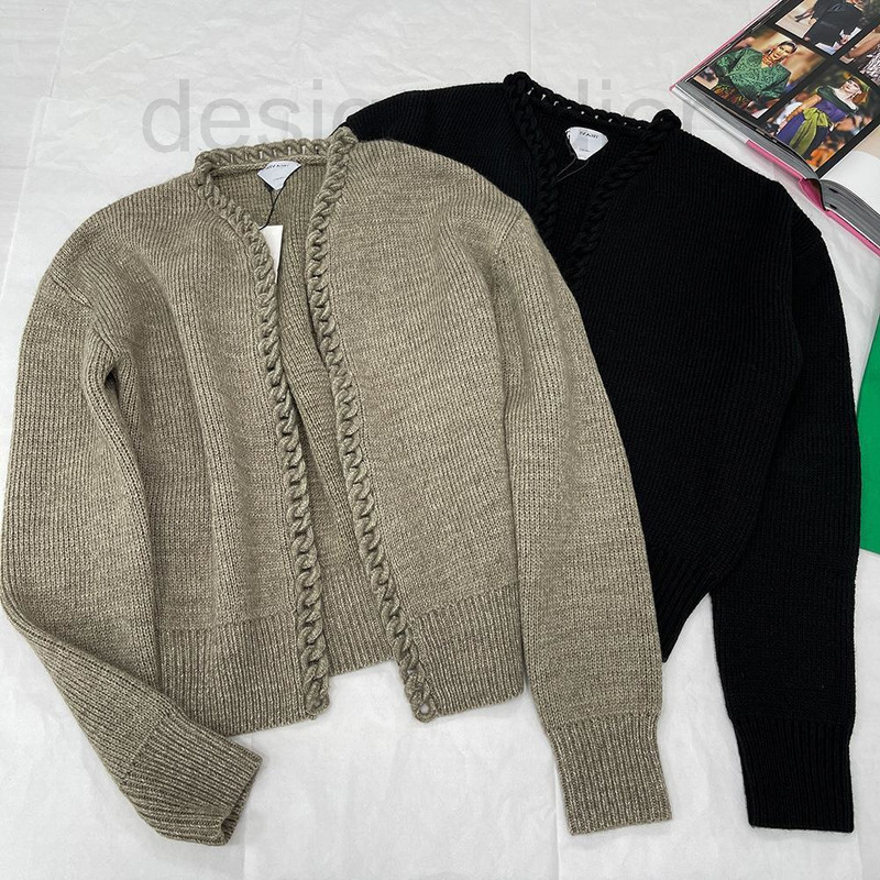 Women' Hoodies & Sweatshirts designer Genuine Bv home 22ss new chain knitting cardigan sweater elegant versatile coat female FHPL, 2# packing bag
Women' Hoodies & Sweatshirts designer Genuine Bv home 22ss new chain knitting cardigan sweater elegant versatile coat female FHPL, 2# packing bag