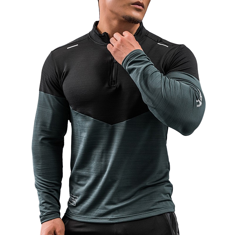 Men's T-Shirts Mens Gym Compression Shirt Male Rashgard Fitness Long Sleeves Running Clothes Homme T Shirt Football Jersey Sportswear Dry Fit 220