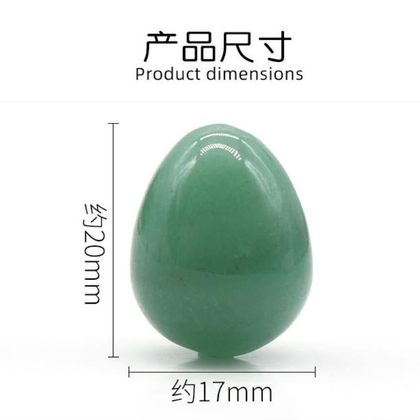 2CM Egg Shaped Statue Natural Stone Carved Ornament Rose Quartz Healing Crystal Gem craft Gift Room Decoration