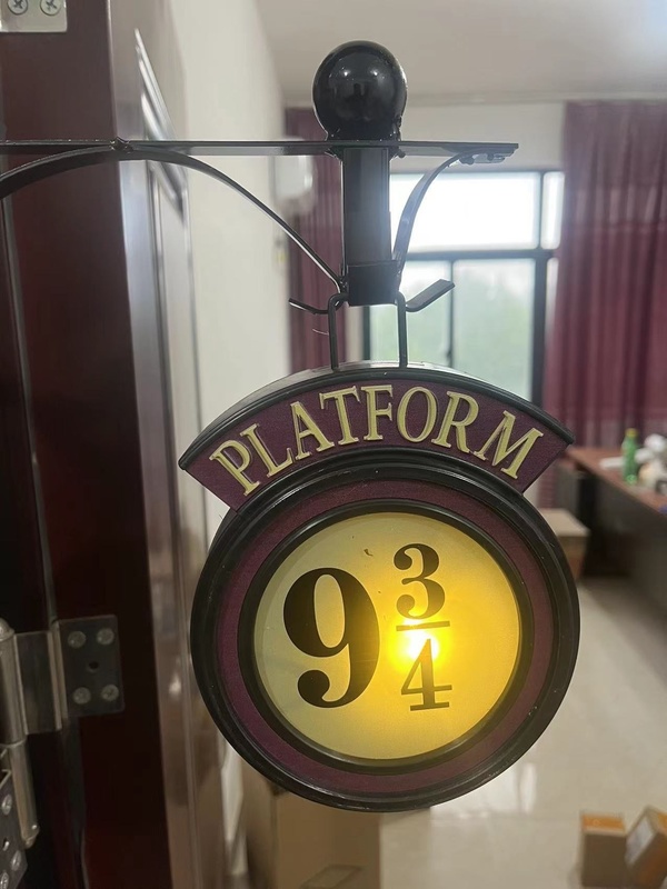 Decorative Objects Figurines Night Light LED Hanging Wall Lamps For Magic Potters Hogwartsed 3D Lamp Harries Home Room Decor Children Birthday Gift 22