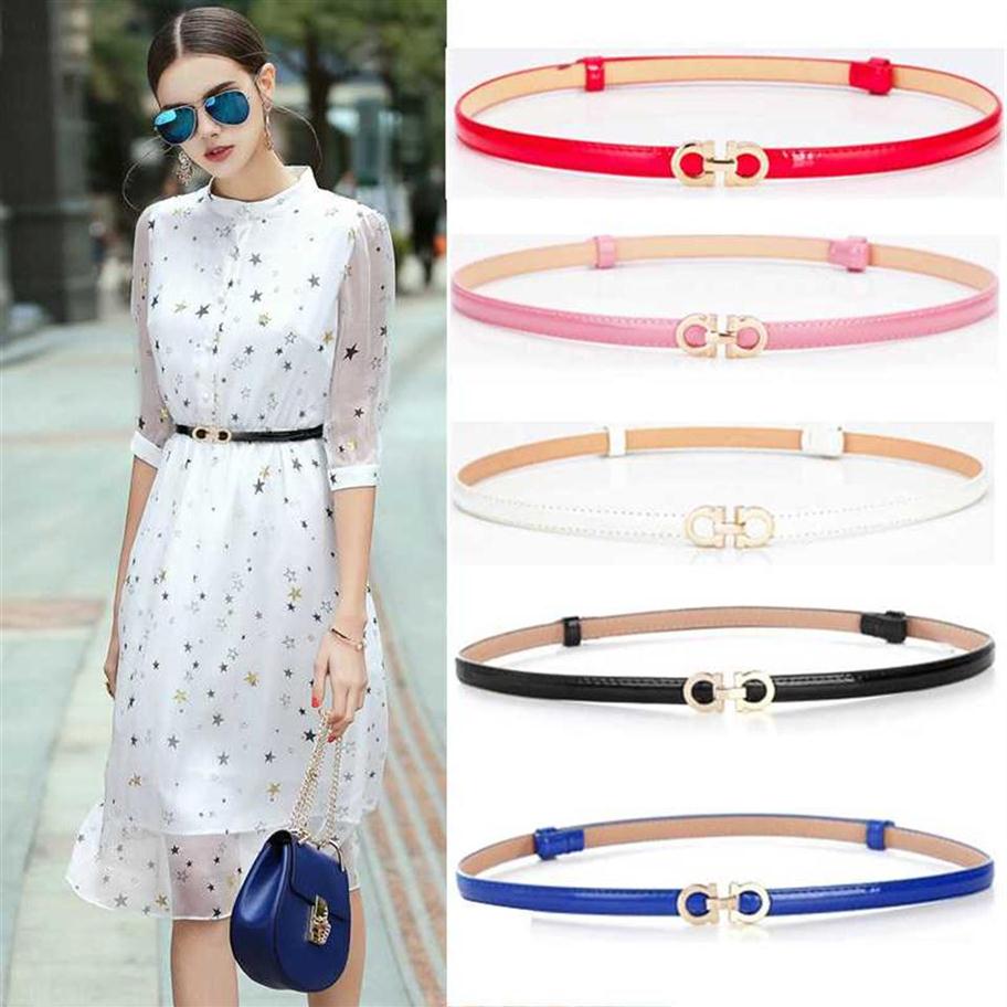 Women Belts PU Leather Skinny Adjustable Thin Belt Candy Colors Leather Waist strap Sweetness Female Waistband For Dress255P286E, White
Women Belts PU Leather Skinny Adjustable Thin Belt Candy Colors Leather Waist strap Sweetness Female Waistband For Dress255P286E, White
