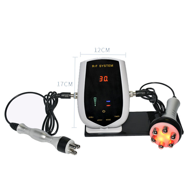 Portable Home Use RF Beauty Machine Face Lifting Skin Rejuvenation Body Slimming Shaping Radio Frequency Tightening Anti Aging Wrinkle Removal Fat Los