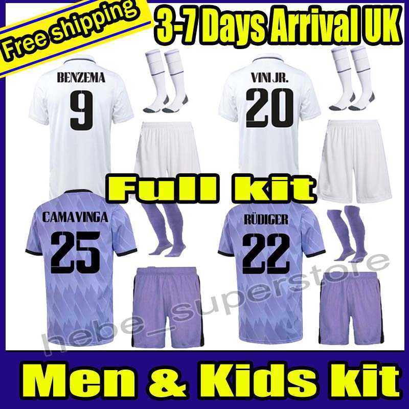 22 23 Adult and kids full kit with Socks MBAPPE BENZEMA Soccer Jerseys Y-3 ALABA REAL HAZARD macamiseta CAMAVINGA 2022 2023 Madrids ASENSIO, 22-23 away 
22 23 Adult and kids full kit with Socks MBAPPE BENZEMA Soccer Jerseys Y-3 ALABA REAL HAZARD macamiseta CAMAVINGA 2022 2023 Madrids ASENSIO, 22-23 away