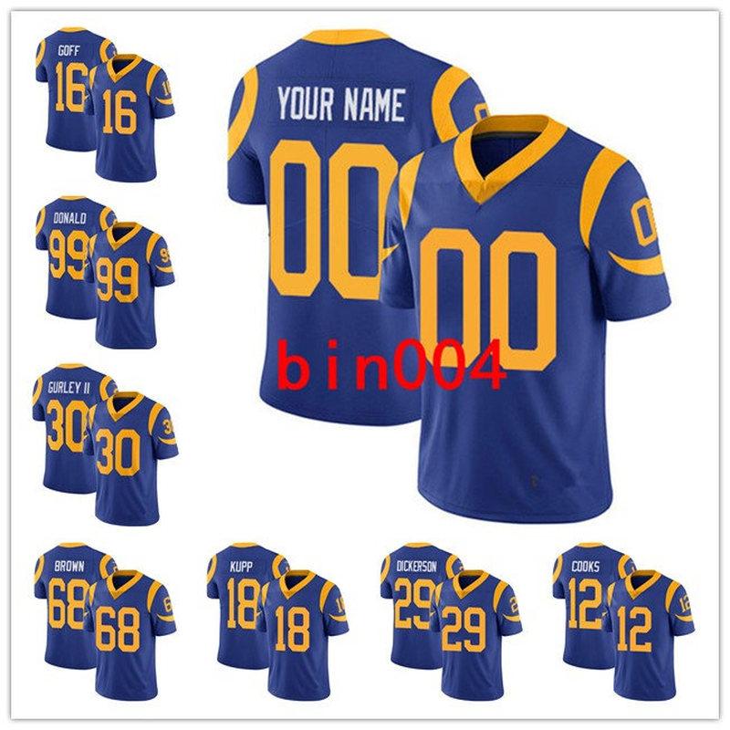 

Jersey Los Angeles''Rams''MEN Women Youth Football Aaron Donald Royal Blue Vapor''nfl, 12