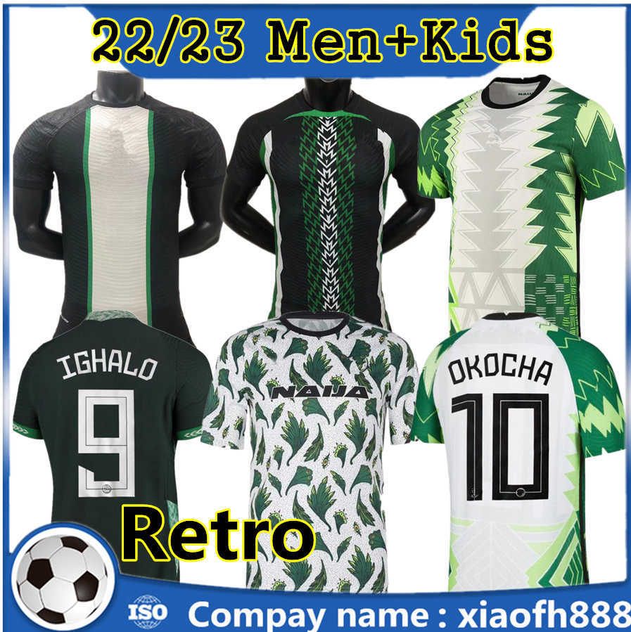 2022 2023 Player version Nigeria Retro Soccer jersey 94 96 98 maillot de foot Okechukwu IGHALO OKOCHA AHMED MUSA Ndidi MIKEL jerseys men, Fdf 
2022 2023 Player version Nigeria Retro Soccer jersey 94 96 98 maillot de foot Okechukwu IGHALO OKOCHA AHMED MUSA Ndidi MIKEL jerseys men, Fdf