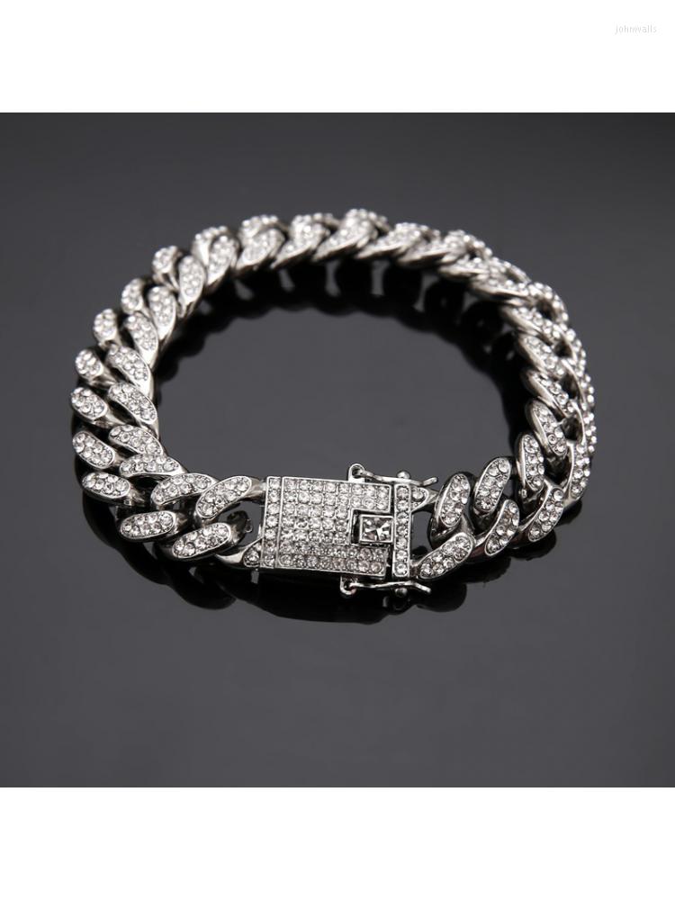Link Bracelets 7/10inch Luxury 12mm Gold Silver Color Mens Women Crystal Miami Cuban Chain Lock Clasp Bracelet & Ankle Bangles Hip Hop
Link Bracelets 7/10inch Luxury 12mm Gold Silver Color Mens Women Crystal Miami Cuban Chain Lock Clasp Bracelet & Ankle Bangles Hip Hop