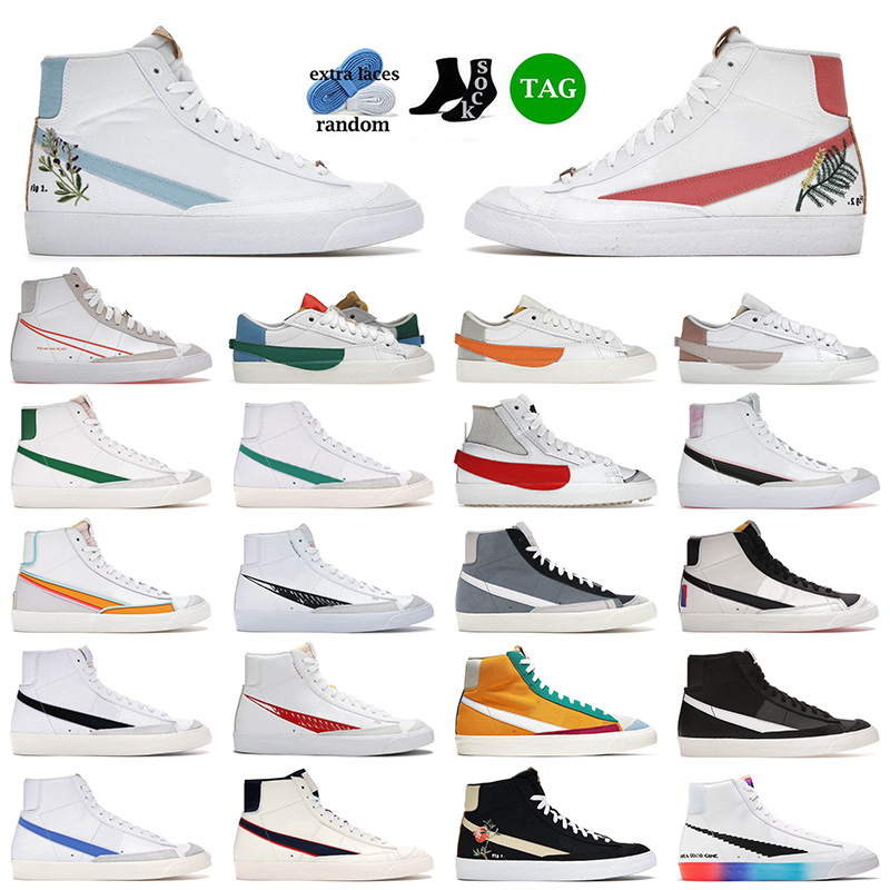 2022 Arrival Blazer Mid 77 Running Shoes Indigo Catechu Pine Green Low Jumbo Vintage Black W hite Men Women Sports Athletic Sneakers Trainers 36-45, 27
2022 Arrival Blazer Mid 77 Running Shoes Indigo Catechu Pine Green Low Jumbo Vintage Black W hite Men Women Sports Athletic Sneakers Trainers 36-45, 27